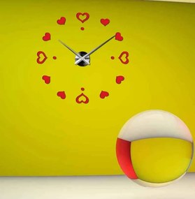 SENTOP | Nástenné hodiny ako obraz moderné hodiny vyrobené z plastu 12S046-S-Wall clock HEU- analógové