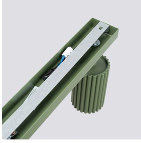 Zelené bodové svietidlo 6,5x81 cm Gleam – Sollux