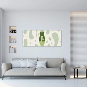 Obraz - Hippies, lávová lampa (120x50 cm)