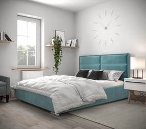 Moderná čalúnená posteľ NEVADA - Drevený rám,120x200