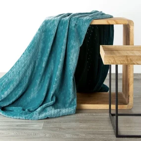 Dekorstudio Deka CINDY4 v tyrkysovej farbe Rozmer deky: 200x220cm