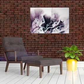 Obraz - Fialový mramor N⁰2 (90x60 cm)
