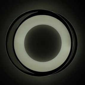 Brilagi - LED stmievateľné stropné svietidlo FLARE LED/84W/230V 47x51 cm čierna + DO