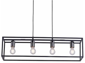 Leuchten Direkt 15854-18 - Luster na lanku FABIO 4xE27/60W/230V