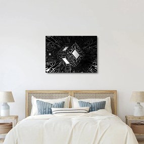 Obraz abstraktné kocky (70x50 cm)