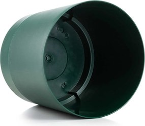 Květináč s podmiskou AZALEA 17,5 cm zelený