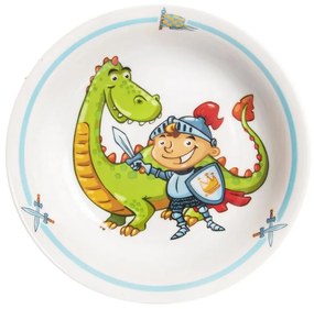 Hlboký detský tanier rytier pr. 19 cm