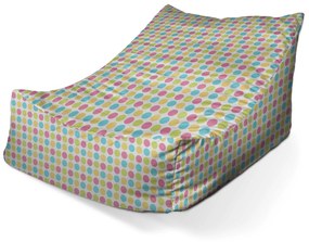 Sablio Sedací vak Lounge Veselé Farebné bodky - 80 x 95 x 50 cm