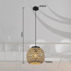 Globo 15766H1 - Luster na lanku COLLY 1xE27/15W/230V pr. 30 cm
