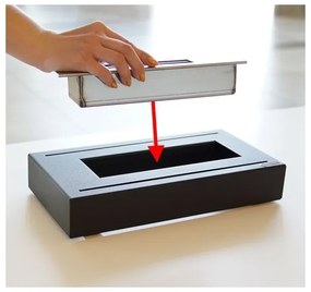 Kratki GALINA/TUV - BIO krb GALINA 21,8x35,4 cm 1kW čierna