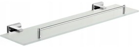 Mexen príslušenstvo, ARNO polička sklenená, chróm, 7020737-00