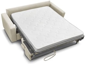 Krémová rozkladacia pohovka 215 cm Monaco – Bobochic Paris