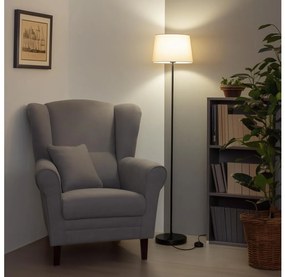 Brilagi - LED stojacia lampa CERIA 1xE27/40W/230V pr. 30 cm béžová/čierna
