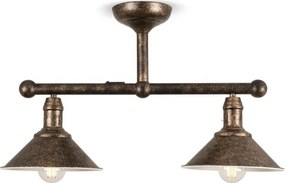 BRILAGI - Luster na tyči FORGE 2xE27/60W/230V medená/patina