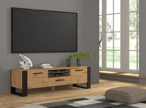 TV stolík/skrinka Nulakka 200 (dub artisan). Vlastná spoľahlivá doprava až k Vám domov. 1057667