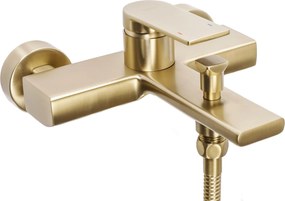 Rea Verso, vaňová batéria s ručnou sprchovou súpravou, zlatá matná, REA-B6565