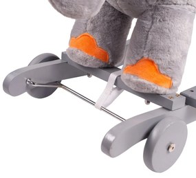 Hojdacia hračka s melódiou a kolieskami PlayTo sloník