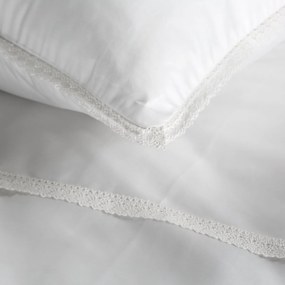 SATÉNOVÉ OBLIEČKY RETRO5 160X200 CM, 2KS 70X80 CM BIELE