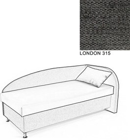 AVA NAVI, PRAVÁ 90x200 Varianta: LONDON 315