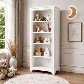 REGÁL TOSCANA DO DETSKEJ IZBY BIELY 81 cm