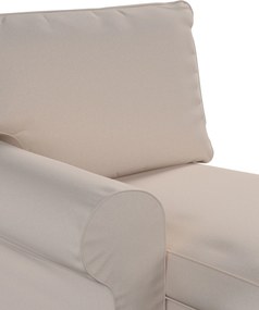 Poťah na ležadlo Ektorp (ľavé) farba produktu ružová látka zapletaná