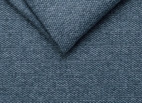 Rohová sedacia súprava Scala, denimovo modrá látka, ľavý roh