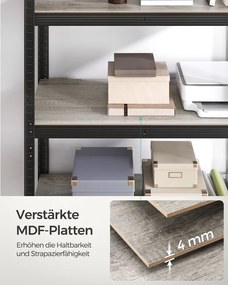 Policový regál SONGMICS 150 x 75 x 30 cm - GLR030B11