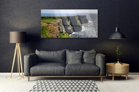 Obraz na akrylátovom skle Skala more príroda 120x60 cm
