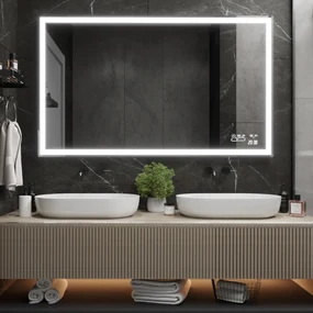 Zrkadlo do kúpeľne s LED osvetlením M1 premium