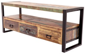 furniture-nabytek.cz - TV stolík z recyklovaného mangového dreva 150x60x45