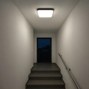 LED Stropné svietidlo NEMO LED/36W/230V 50x50 cm čierna