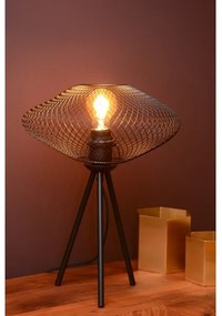 Lucide 21523/01/30 - Stolná lampa MESH 1xE27/40W/230V čierna