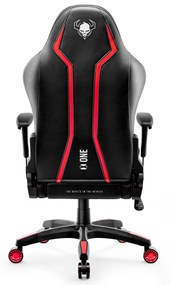 Herné kreslo Diablo X-One 2.0 King Size, čierno-červené