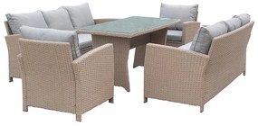 Komplet technoratanový Bados natural