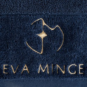 BAVLNENÝ UTERÁK EVA MINGE GAJA SADA 6KS 30X50 CM TMAVOMODRÁ
