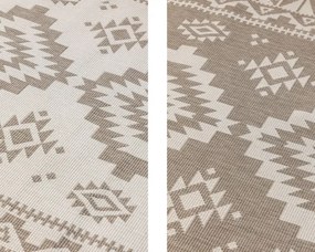 Obojstranný koberec Elle Decoration GEMINI Dynamic linen