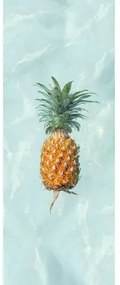 Samolepiaca fólia na stenu kúpeľne mySPOTTI fresh Happy Pineapple 100x255 cm