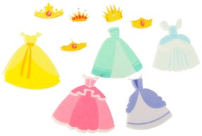 KIK Montessori manipulačná tabuľa Princezná – plstený batoh a kufrík, ružová