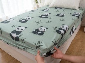 Plachta z mikrovlákna PANDA RELAX mentolová 90x200 cm