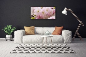Obraz Canvas Vetvy kvety plátky príroda 140x70 cm
