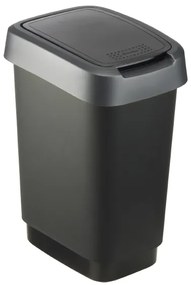 ROTHO TWIST odpadkový kôš 10L / šedá