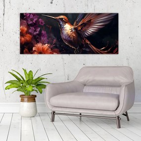 Obraz - Kolibrík (120x50 cm)