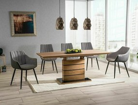 Rozkládací jídelní stůl Leonardo 140/180 cm dub artisan