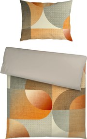 XXXLutz OBOJSTRANNÁ POSTEĽNÁ BIELIZEŇ, satén, oranžová, 140/200 cm Esposa - Obliečky & plachty - 005031036001