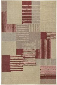 Koberce Breno Kusový koberec SISALO 706/O44P, červená, viacfarebná,240 x 340 cm