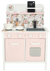 KIK Drevená kuchynská ružová rúra LULILO