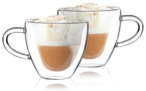 Sada dvoch šálok CEMBRA HEARTS s dvojitým dnom ALL 932902 300 ml (2 ks)