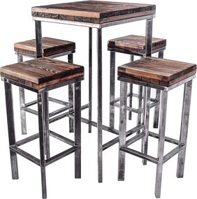 CHYRKA® Barový stôl barová stolička LK barový stôl KOMARNO barový nábytok Loft Vintage Bar Industrial Design Ručná výroba