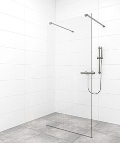 Sprchová zástena Walk-in 110 cm SAT vo farbe profilu Gun metal SATBWI110MRZAVGM