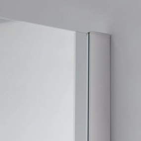 BPS-koupelny Päťuholníkový sprchový kút KZ91A WH 80x80 biela/transparent - bez vaničky